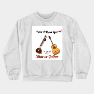 Music Lover Crewneck Sweatshirt